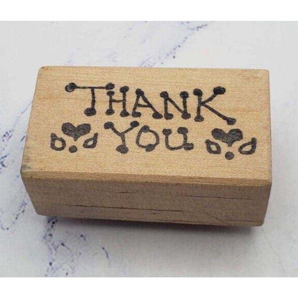 Stampin Up Lot of 4 Words and Sayings Wood Mounted Rubber Stamps - Picture 2 of 14